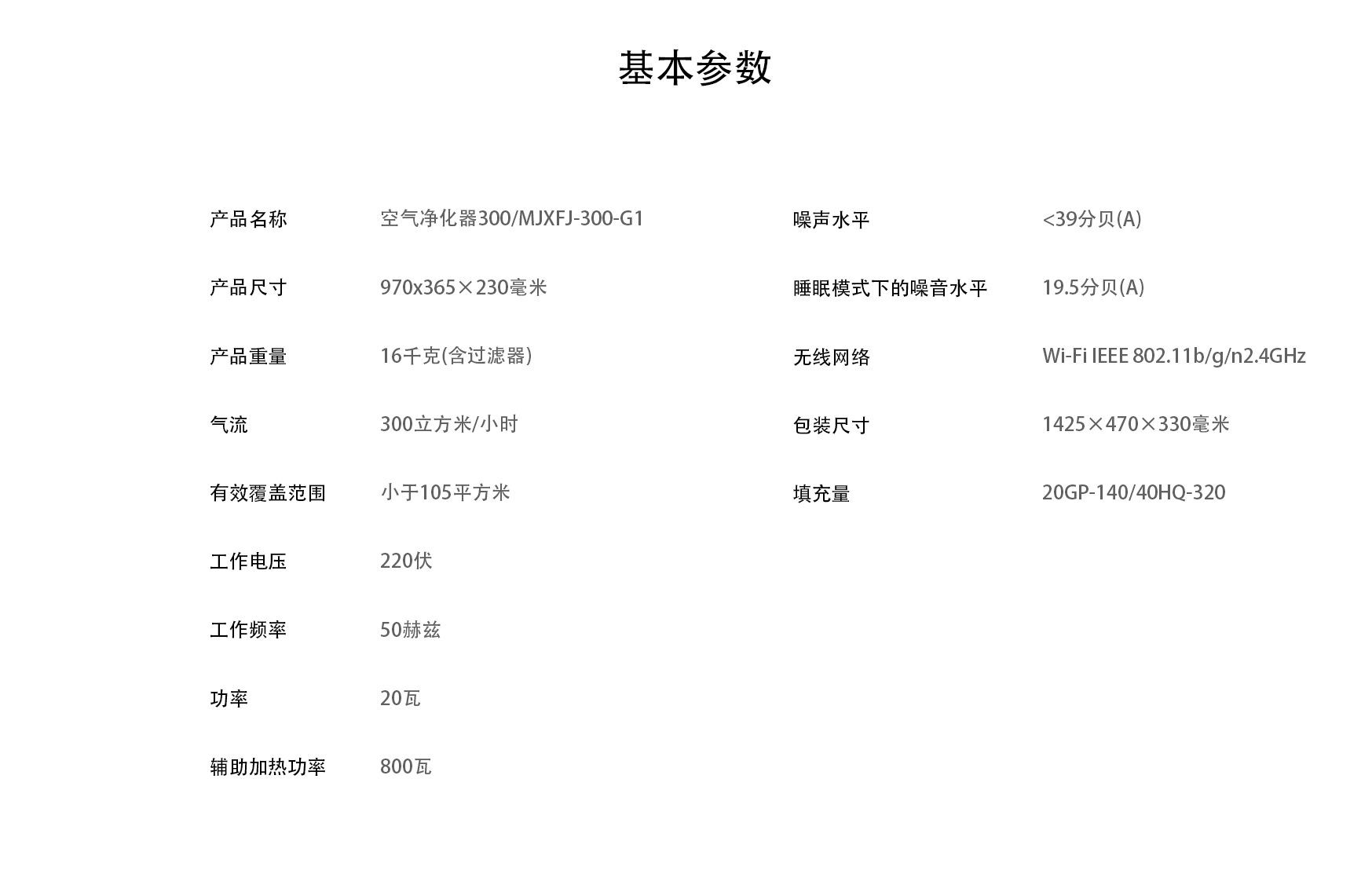 新风机300